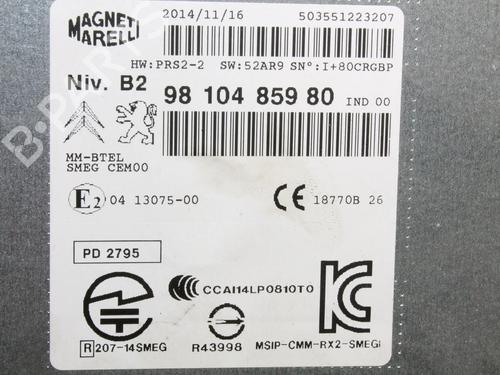 Electronic module CITROËN C4 Grand Picasso II (DA_, DE_) 1.6 HDi / BlueHDi 115 | BP39831337M83 - Image 3