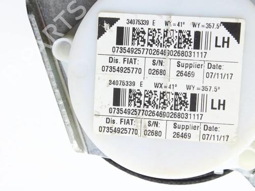 Rear left seatbelt ABARTH 500 / 595 / 695 1.4 (312.AXY11, 312.AXY1A) | BP39777809I29 - Image 4