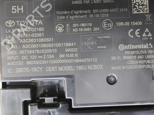 Electronic module TOYOTA COROLLA Hatchback (_E21_, _EA1_, _EH1_) 1.8 Hybrid (ZWE211, ZWE219) | BP39855890M83 - Image 5