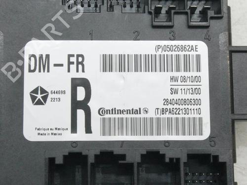 Electronic module CHRYSLER GRAND VOYAGER V (RT) 2.8 CRD | BP39863720M83 - Image 5