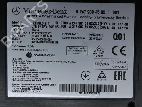 Electronic module MERCEDES-BENZ SPRINTER 3-t Van (B910) 214 CDI (910.621, 910.623) | BP39821691M83 - Image 4
