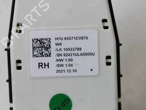 Right front window switch KIA EV6 (CV) 77 GT AWD | BP39868879I26 - Image 3