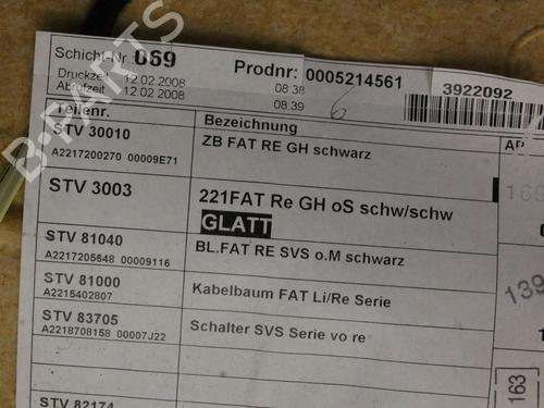 Front right panel MERCEDES-BENZ S-CLASS (W221, V221) S 320 CDI (221.022, 221.122) | BP39801173C59 - Image 11