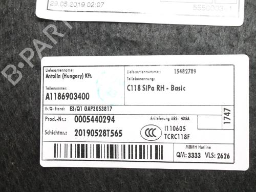 Boot lining MERCEDES-BENZ CLA (C118) CLA 180 (118.384) | BP39769310I3 - Image 7