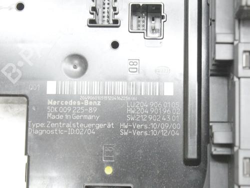 Fuse box MERCEDES-BENZ C-CLASS (W204) C 180 CGI (204.049) | BP39773103E1 - Image 9