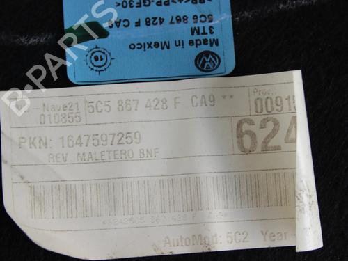 Boot lining VW BEETLE (5C1, 5C2) 2.0 TDI | BP39867527I3 - Image 6