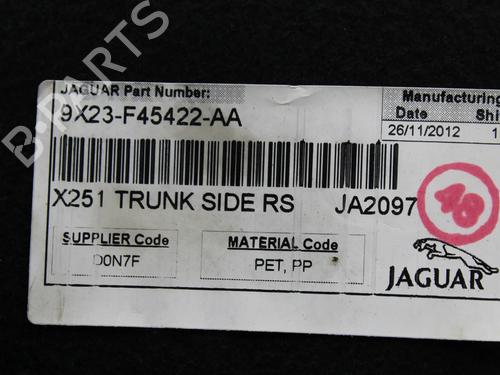 Boot lining JAGUAR XF I (X250) 2.2 D | BP39782705I3 - Image 12