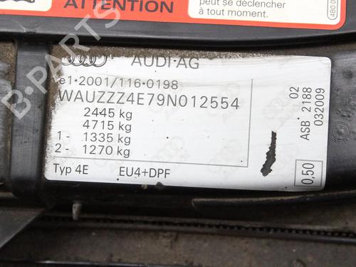 Front slam panel AUDI A8 D3 (4E2, 4E8) 3.0 TDI quattro | BP39844015C72 - Image 12