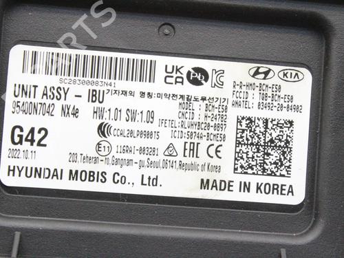 Control unit HYUNDAI TUCSON (NX4E, NX4A) 1.6 T-GDi | BP39807463M11 - Image 3