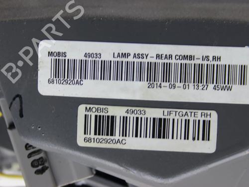 Right tailgate light JEEP CHEROKEE (KL) 2.0 CRD 4x4 | BP39827741C80 - Image 10