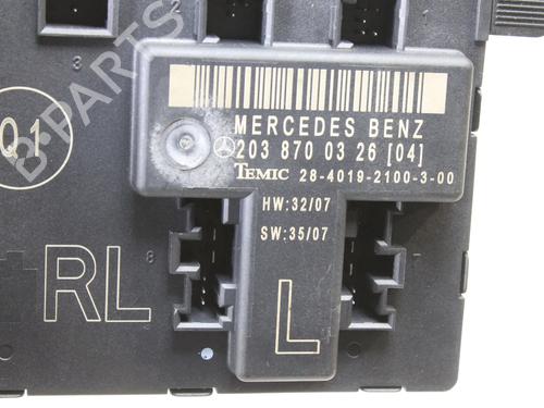 Control unit MERCEDES-BENZ CLC-CLASS (CL203) CLC 220 CDI (203.708) | BP39879385M11 - Image 3