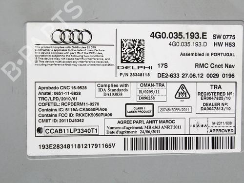 Electronic module AUDI A6 C7 Avant (4G5, 4GD) 2.0 TDI | BP39867404M83 - Image 6