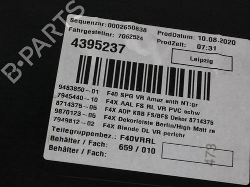 Front right panel BMW 1 (F40) 116 d | BP39828196C59 - Image 7
