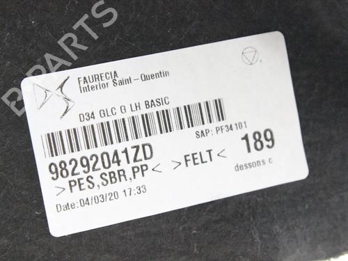 Boot lining CITROËN DS3 (SA_) 1.2 VTi 82 | BP39858812I3 - Image 8
