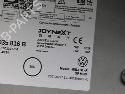 Electronic module VW TAIGO (CS1) 1.0 TSI | BP39877497M83 - Image 5