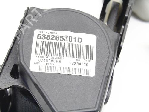 Rear right seatbelt NISSAN LEAF (ZE1) Electric | BP39768184I28 - Image 4