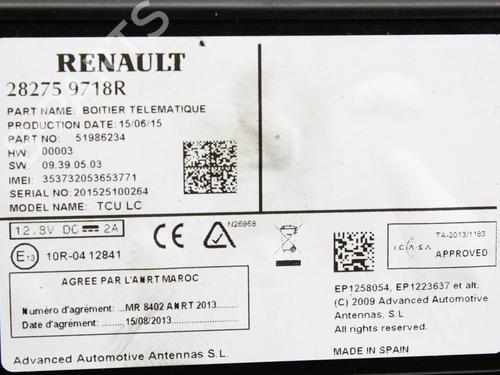 Control unit RENAULT ZOE (BFM_) ZOE | BP39795651M11 - Image 3