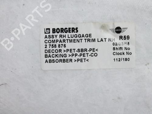 Boot lining MINI MINI Roadster (R59) Cooper S | BP39832169I3 - Image 6