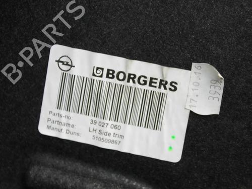 Boot lining OPEL ASTRA K (B16) 1.4 (68) | BP39841576I3  - Image 11