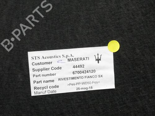 Boot lining MASERATI GHIBLI III (M157) 3.0 D | BP39841669I3 - Image 7