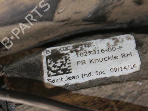 Right front steering knuckle TESLA MODEL X (5YJX) 90D AWD | BP39884775M26 - Image 4