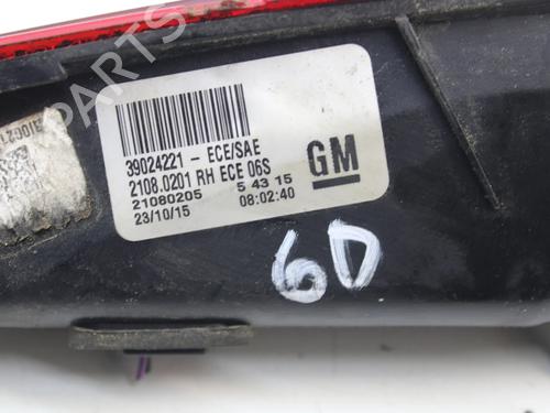 Right tailgate light OPEL INSIGNIA A (G09) 1.6 CDTi (68) | BP39830456C80 - Image 4