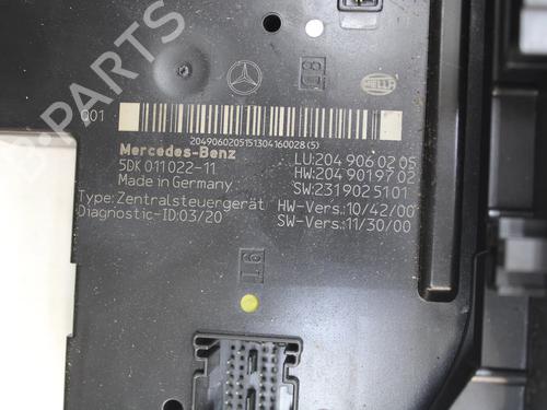 Control unit MERCEDES-BENZ C-CLASS (W204) C 180 CGI (204.031) | BP39847902M11 - Image 4
