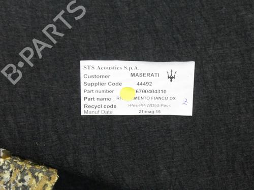 Boot lining MASERATI GHIBLI III (M157) 3.0 D | BP39797360I3 - Image 7
