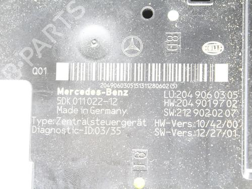 Electronic module MERCEDES-BENZ C-CLASS (W204) C 220 CDI (204.002) | BP39786117M83 - Image 12