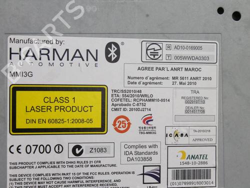 Electronic module AUDI A5 Sportback (8TA) 2.0 TDI | BP39864427M83 - Image 5