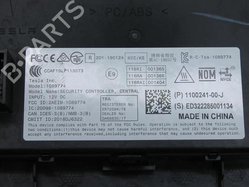 Middle console TESLA MODEL Y (5YJY) EV Performance All-wheel Drive | BP39833406I22 - Image 3