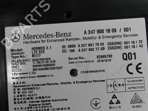 Control unit MERCEDES-BENZ A-CLASS (W177) AMG A 35 4-matic (177.051) | BP39767436M11 - Image 3