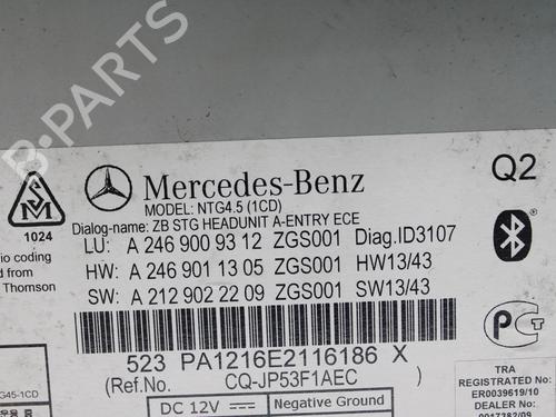 Electronic module MERCEDES-BENZ A-CLASS (W176) A 200 CDI / d (176.008) | BP39789320M83 - Image 3