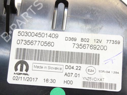 Instrument cluster ABARTH 500 / 595 / 695 1.4 (312.AXY11, 312.AXY1A) | BP39866254C47 - Image 6
