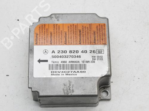 Used ECU airbags ECU airbags MERCEDES-BENZ SL (R230) 350 (230.467) (245 hp) 39825394 39825394