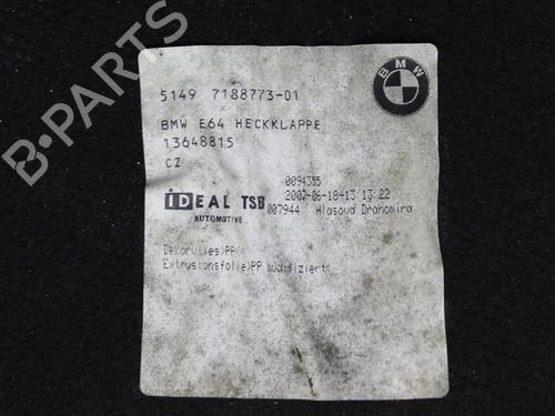 Boot lining BMW 6 Convertible (E64) 630 i | BP39836416I3 - Image 9