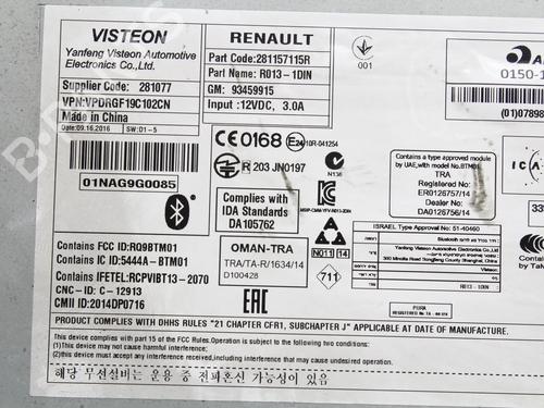 Electronic module NISSAN NV300 Van (X82) 1.6 dci 125 | BP39798340M83 - Image 5