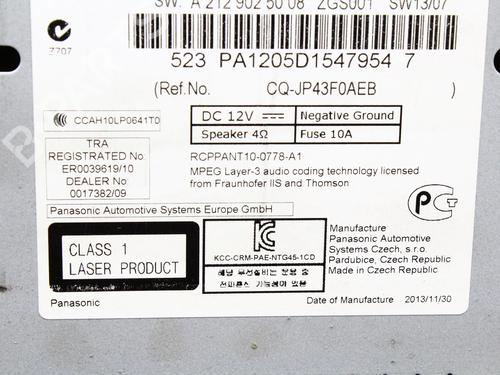 Electronic module MERCEDES-BENZ C-CLASS (W204) C 220 CDI (204.002) | BP39847524M83 - Image 6