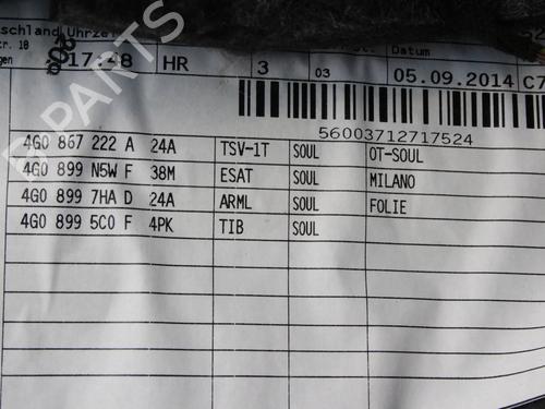 Rear right panel AUDI A6 C7 Avant (4G5, 4GD) 2.0 TDI | BP39857695C61 - Image 6