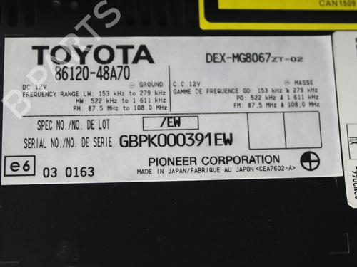 Electronic module LEXUS RX (_U3_) 400h AWD (MHU38_, MHU38R) | BP39850024M83 - Image 4