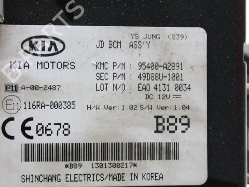 Control unit KIA CEE'D (JD) 1.6 CRDi 128 | BP39806240M11 - Image 3