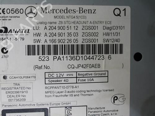 Electronic module MERCEDES-BENZ C-CLASS (W204) C 180 CGI (204.031) | BP39851315M83 - Image 3