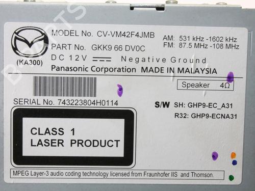 Electronic module MAZDA CX-5 (KE, GH) 2.2 D (KE2FW) | BP39809561M83 - Image 6