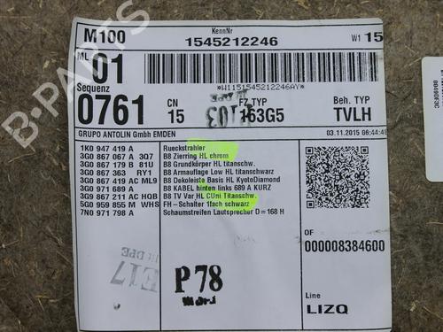 Andre VW PASSAT B8 Variant (3G5, CB5) 2.0 TDI | BP39810670O1 - Image 8