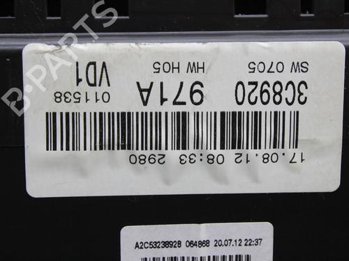 Instrument cluster VW CC B7 (358) 2.0 TDI | BP39858180C47 - Image 5
