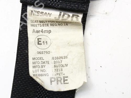 Rear right seatbelt NISSAN LEAF (ZE1) Electric | BP39796753I28 - Image 3