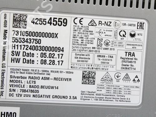 Electronic module OPEL ASTRA K (B16) 1.4 (68) | BP39790011M83 - Image 4