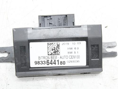 Used Electronic module Electronic module PEUGEOT 3008 II SUV (MC_, MR_, MJ_, M4_) 1.2 THP/ PureTech 130 (MRHNSM, MRHNSU, MRHNSJ, MRHNYW,... (131 hp) 39857454 39857454