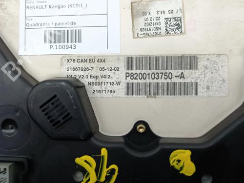Instrument cluster RENAULT KANGOO (KC0/1_) 1.5 dCi | BP36967773C47 - Image 7