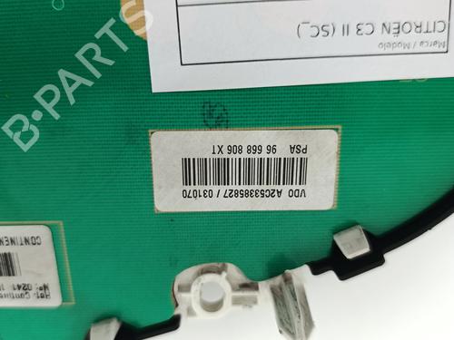 Instrument cluster CITROËN C3 II (SC_) 1.4 HDi 70 (SC8HZC, SC8HR0, SC8HP4) | BP36967792C47 - Image 7